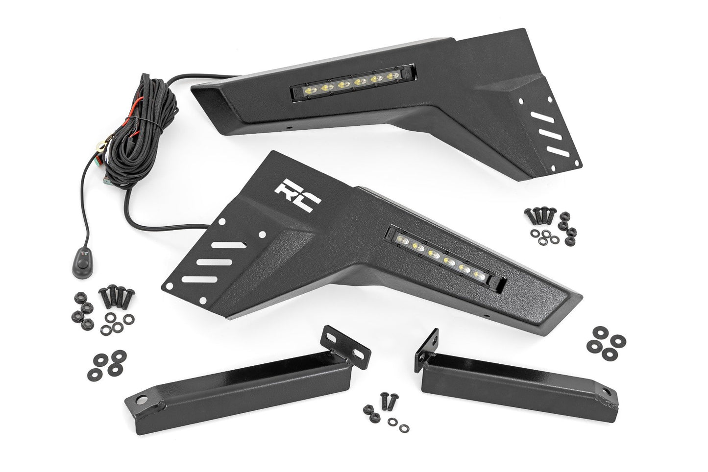 Bumper Wings | Stinger | 6" Led Combo | Honda Pioneer 1000-6