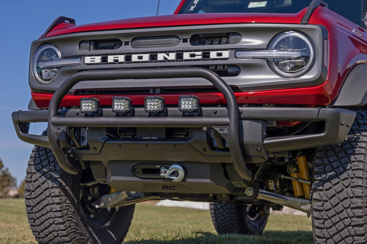 Nudge Bar | 20 Inch BLK DRL Single Row LED | OE Modular Steel | Ford Bronco (21-25)