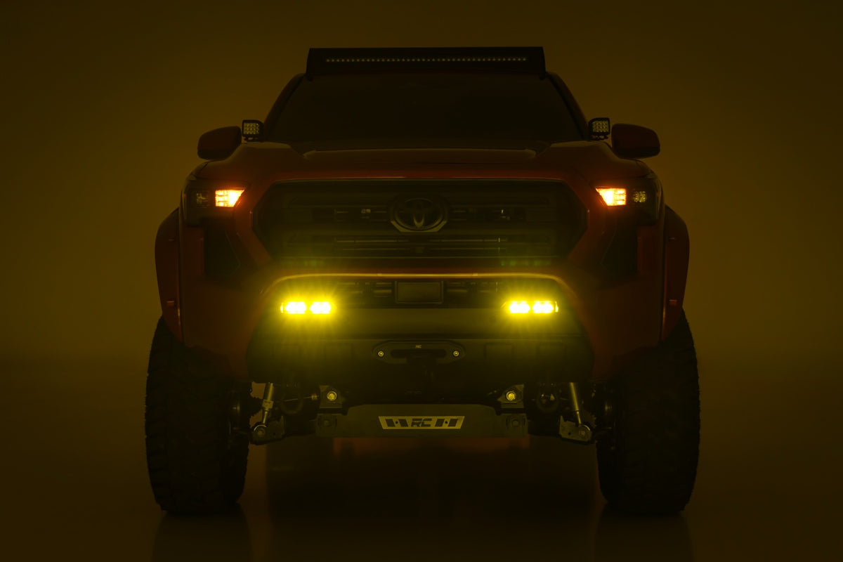 LED Fog Light Kit | 3x1.75 Inch Black Series Slim Aux | Yellow | Toyota Tacoma (24-26)