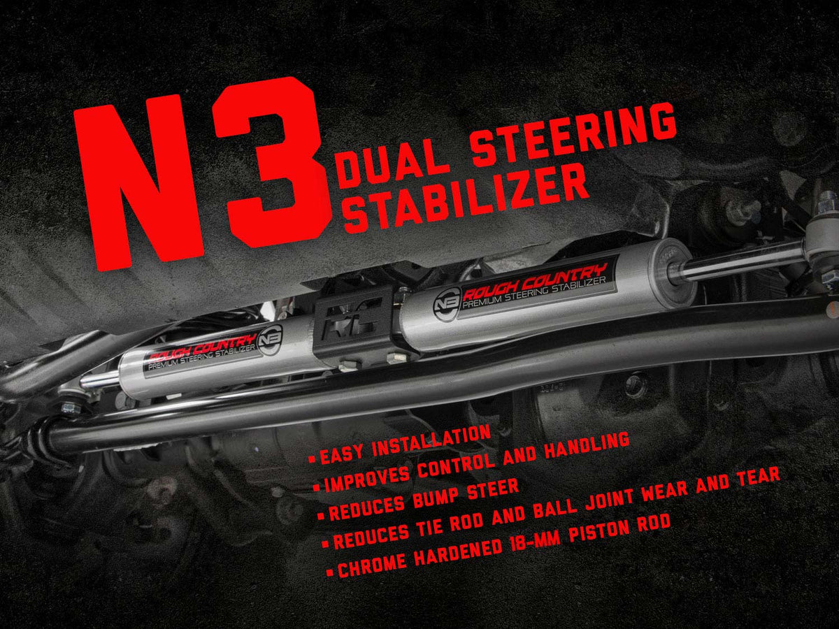 N3 Steering Stabilizer | Dual | Ford Bronco/F-150/F-250 (1980-1998)
