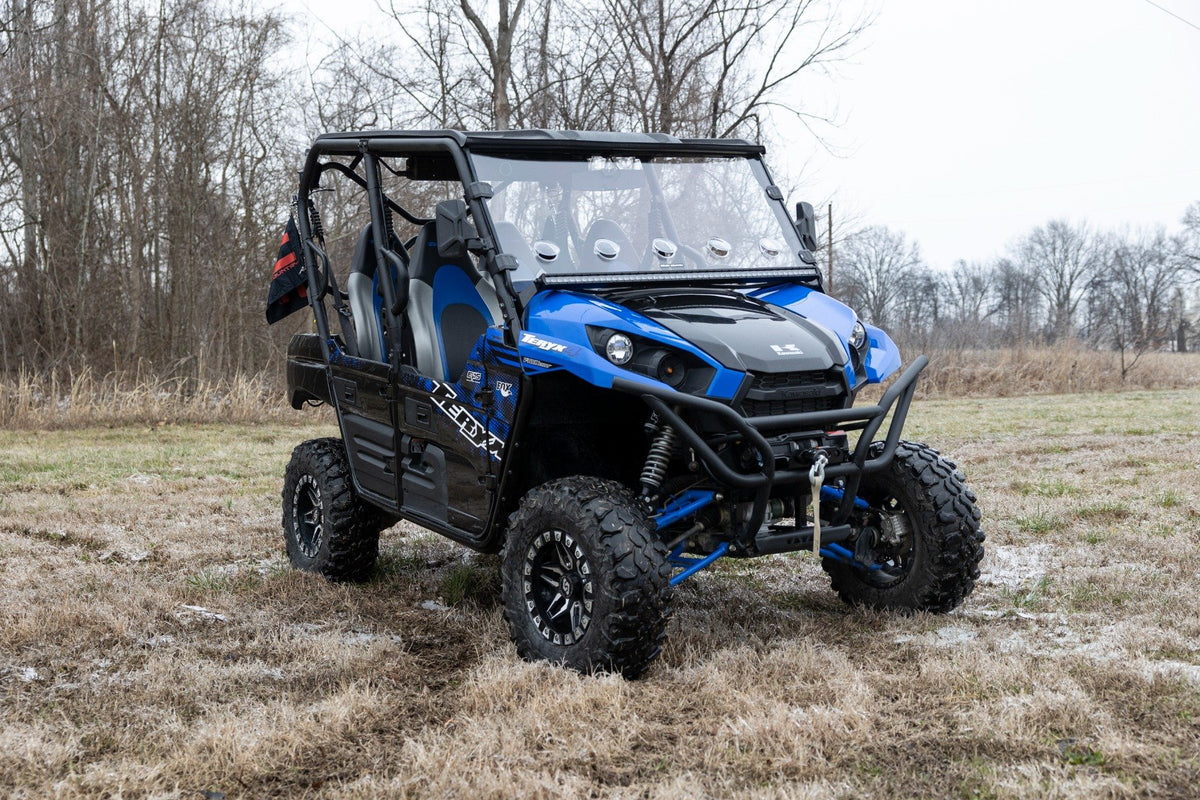 LED Light Kit | Cage Mount | 50" Black Single Row | Kawasaki Teryx 4 1000/Teryx4 800