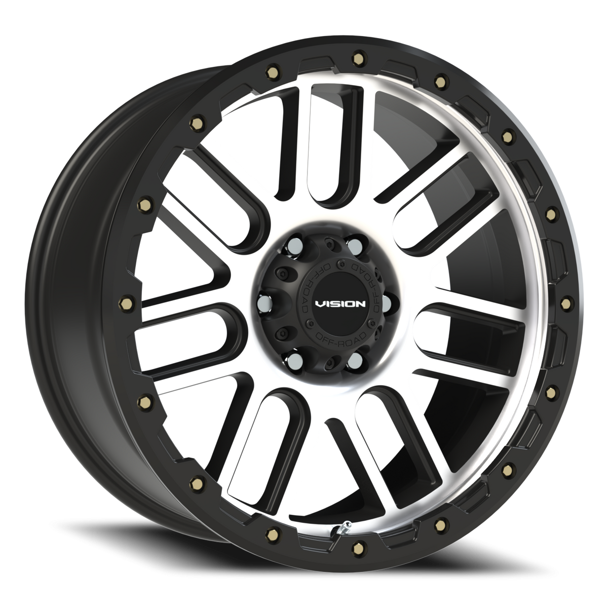 Vision Nemesis - 6-Lug 6x135 — Matte Black Machined Face