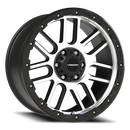 Vision Nemesis - 6-Lug 6x139.7 — Matte Black Machined Face