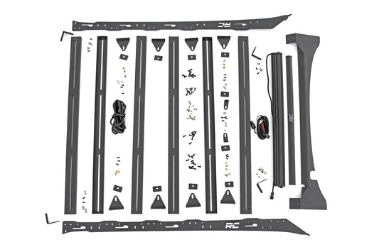 Roof Rack | FR 40 Inch Single Row BLK LED | Ford F-150 2WD/4WD (2015-2018)