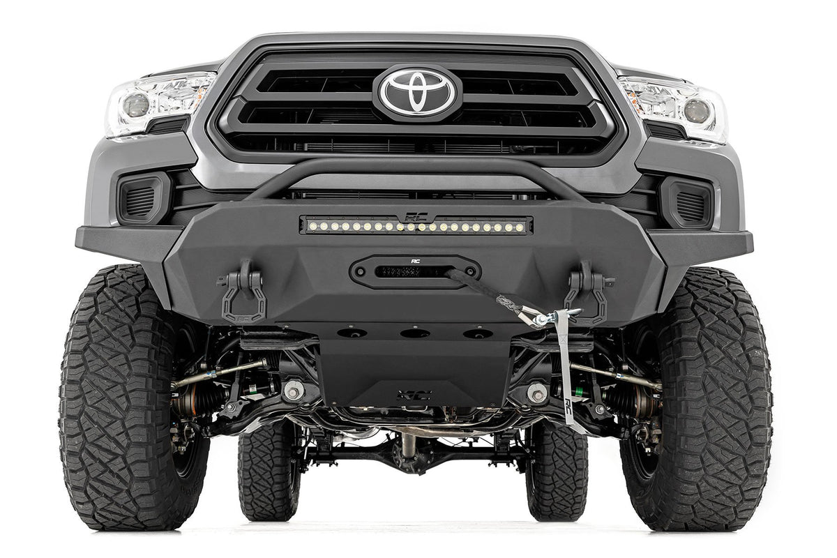 Front Bumper | High Clearance | Hybrid | 20" Blk DRL LED | Toyota Tacoma (16-23)