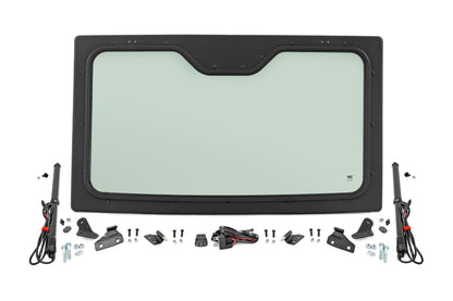 Electric Tilt Windshield | Glass | Formed Frame | Polaris Ranger XP 1000