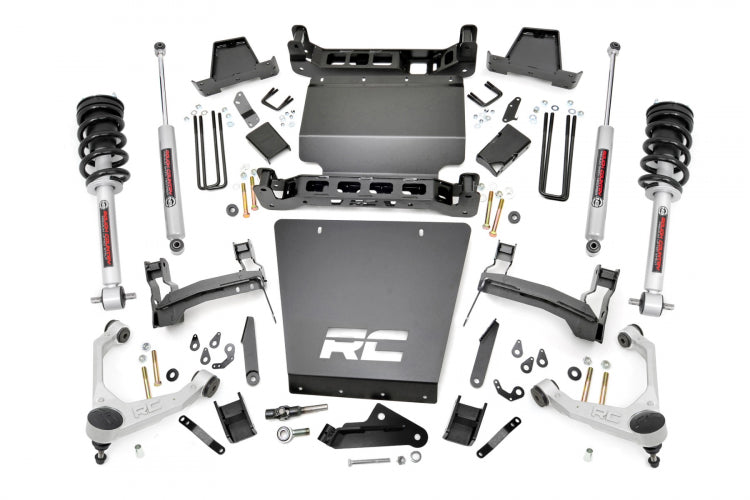 7 INCH STAMPED STEEL LCA LIFT KIT FORGED UCA | BRACKET | CHEVY/GMC 1500 (16-18)