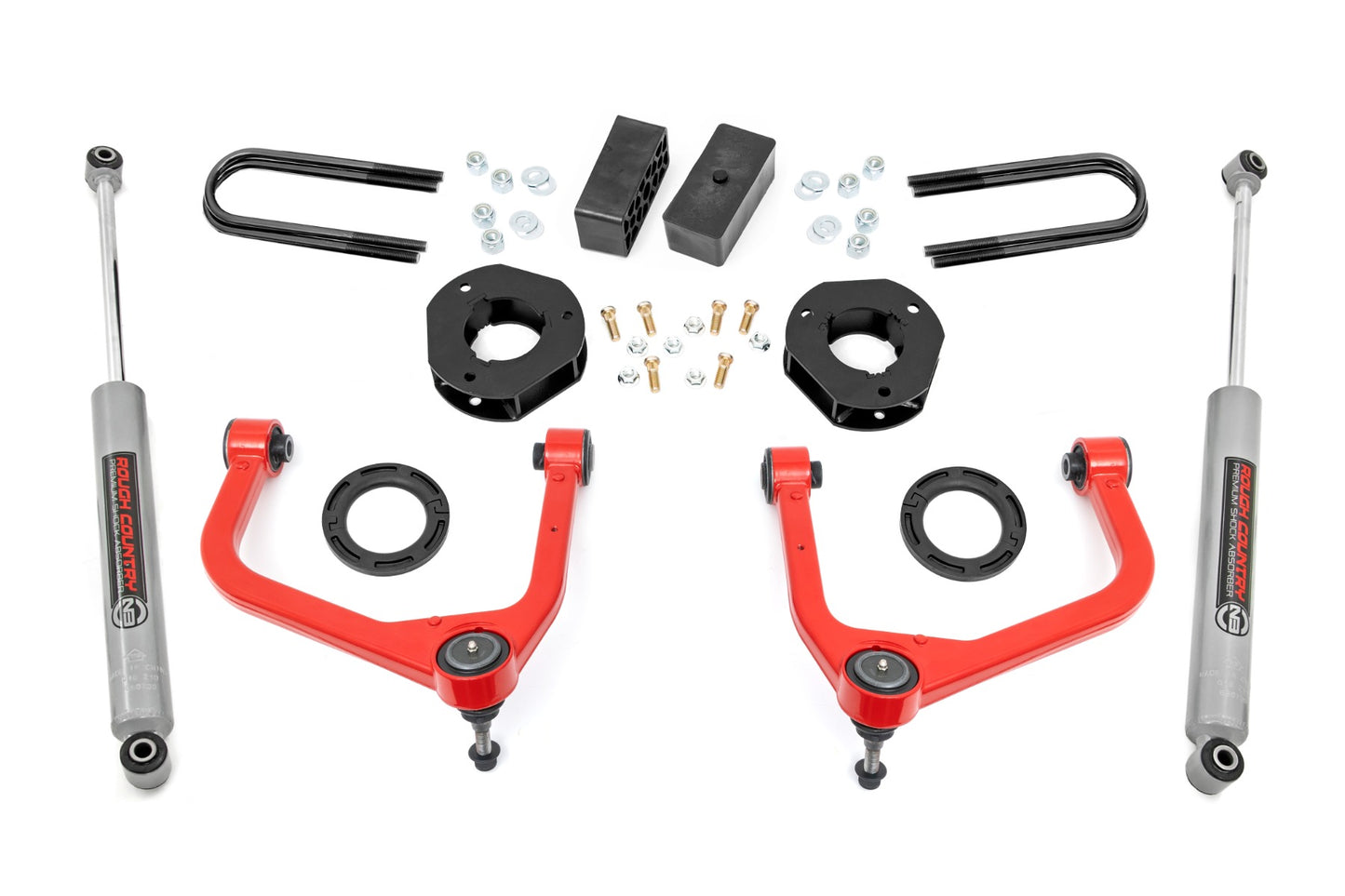 3.5 Inch Lift Kit | Mono Leaf Rear | GMC Sierra 1500 2WD/4WD (2019-2024 & Classic)