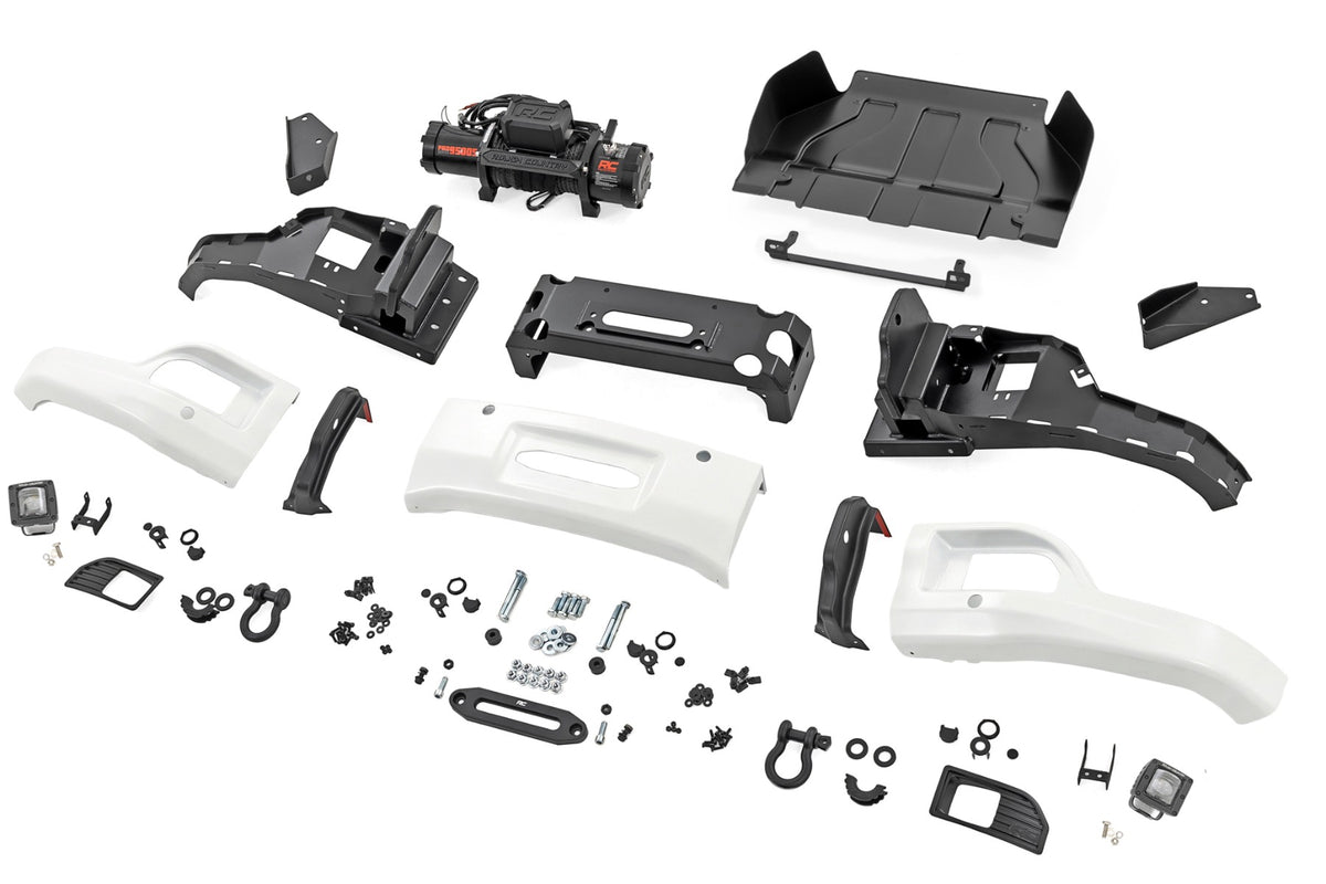 Front FXS Bumper | 12000S | GAZ Summit White | Chevy Silverado 1500 (23-26)