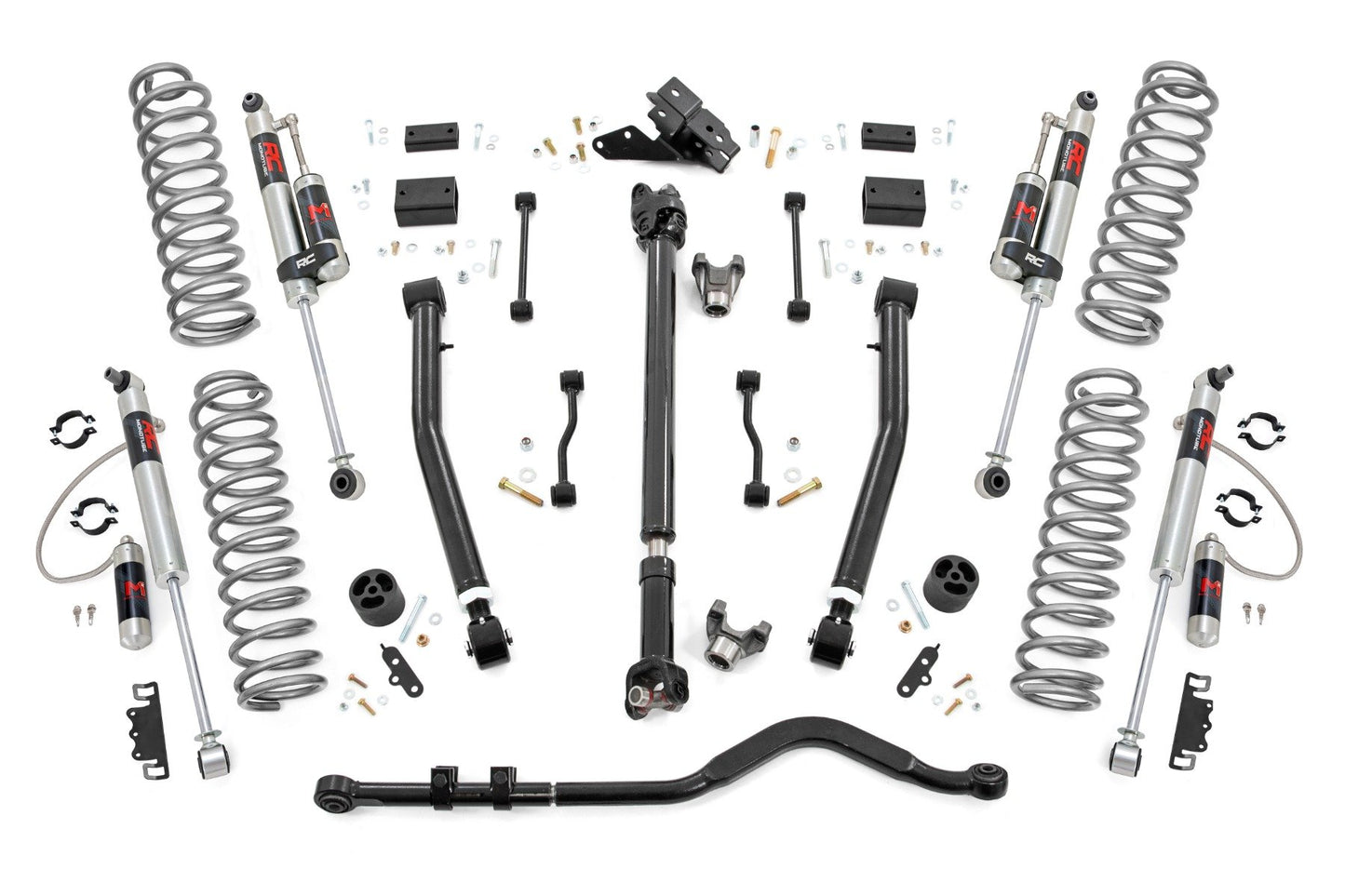 3.5 Inch Lift Kit | Adj Lower | FR D/S | M1R | Jeep Wrangler JL 4WD (24-26)