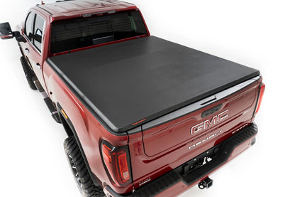 Soft Tri-Fold Bed Cover | 6'9" Bed | Chevy/GMC 2500HD/3500HD (20-26)