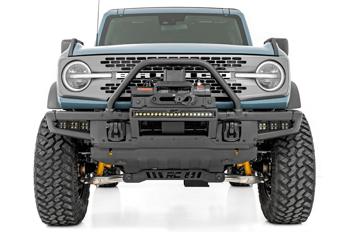 LED Light Kit | Fog Mount | Triple 2" Black Pair | White DRL | Ford Bronco (21-25)