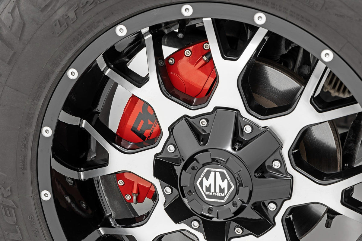 Caliper Covers | Front and Rear | Red | Toyota Tacoma 2WD/4WD SR SR5 & Prerunner (2024-2025)