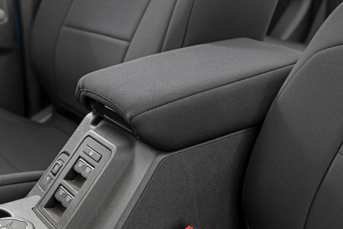 Seat Covers | Bucket Seats |W/Fold Down RR Armrest |FR & RR | 4DR | Ford Bronco (21-25)