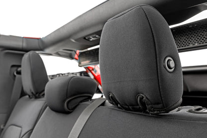Seat Covers | Bucket Seats |W/Fold Down RR Armrest |FR & RR | 4DR | Ford Bronco (21-25)