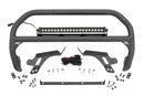 Nudge Bar | w/ Tow Hooks | 20 Inch BLK DRL Single Row LED | Ford Bronco Sport (21-24)