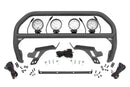 Nudge Bar | w/ Tow Hooks | 4 Inch Round Led (x4) | Ford Bronco Sport (21-24)