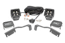LED Light Kit | Ditch Mount | 2" Black Pair | White DRL | Nissan Frontier (22-25)