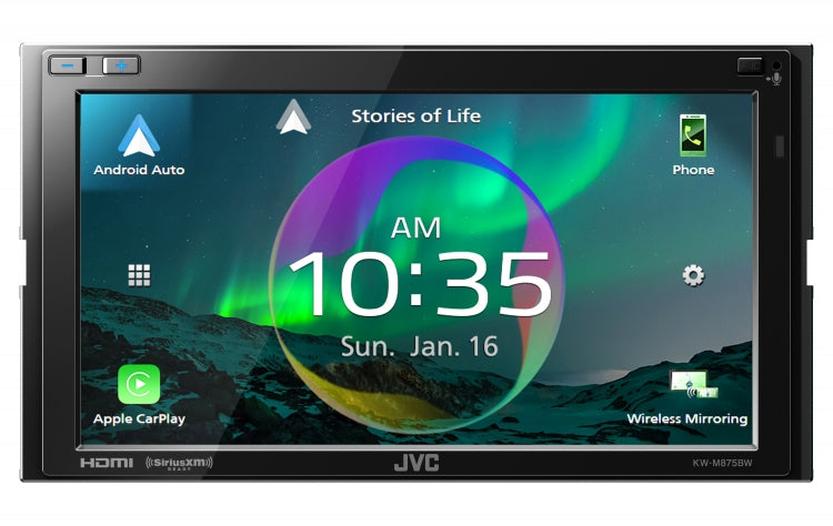 JVC Monitor with Receiver KW-M875BW
