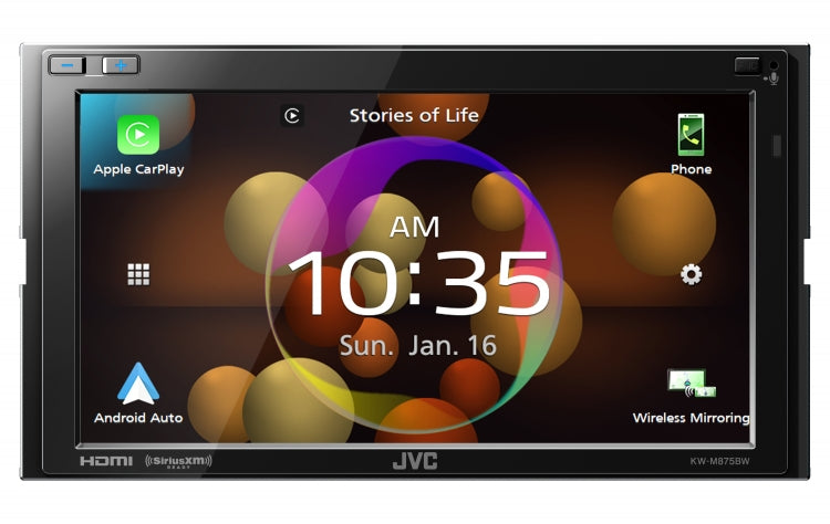 JVC Monitor with Receiver KW-M875BW