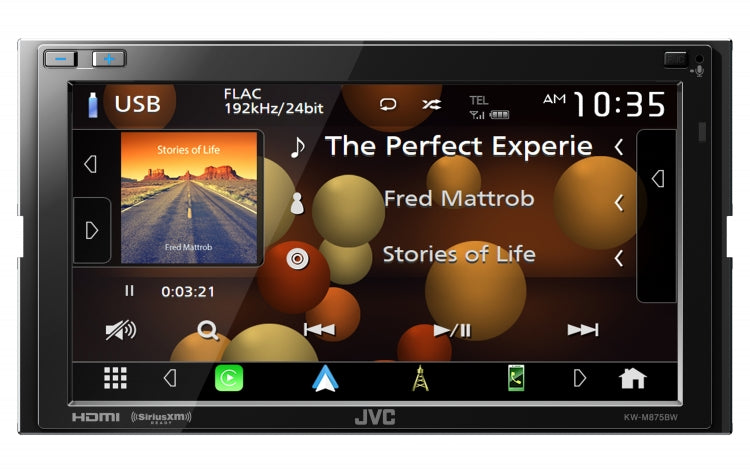 JVC Monitor with Receiver KW-M875BW