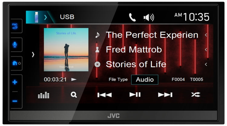 JVC Monitor with Receiver KW-M785BW