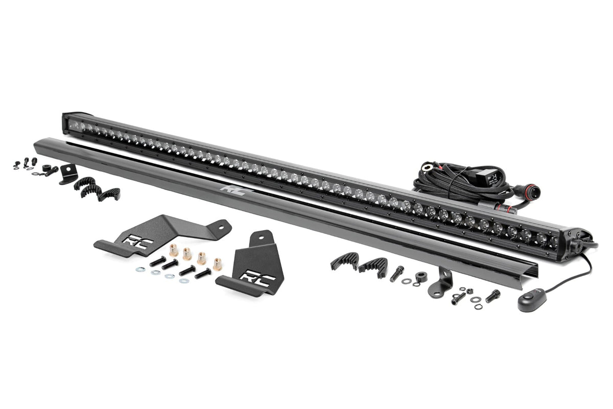 LED Light Mount | 50" Black Single Row | CFMOTO UFORCE U10 Pro