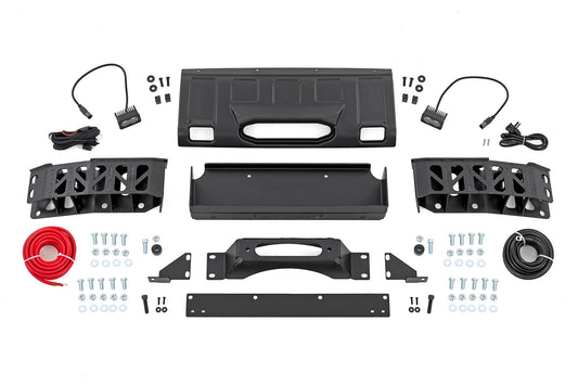 Hidden Winch Mount | Yellow SAE | Fog | Toyota Land Cruiser 4WD (2024-2025)