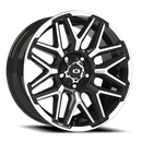 Vision Rekluse - 5-Lug 5x150 — Gloss Black Machined Face and Lip