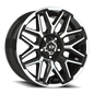 Vision Rekluse - 5-Lug 5x139.7 — Gloss Black Machined Face and Lip
