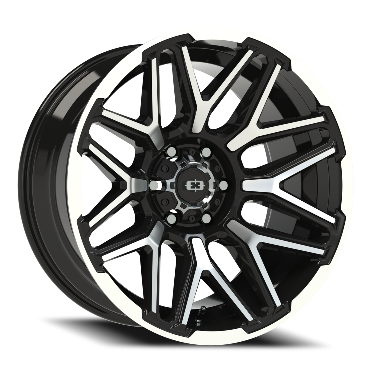 Vision Rekluse - 6-Lug 6x139.7 — Gloss Black Machined Face and Lip