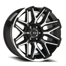 Vision Rekluse - 6-Lug 6x139.7 — Gloss Black Machined Face and Lip