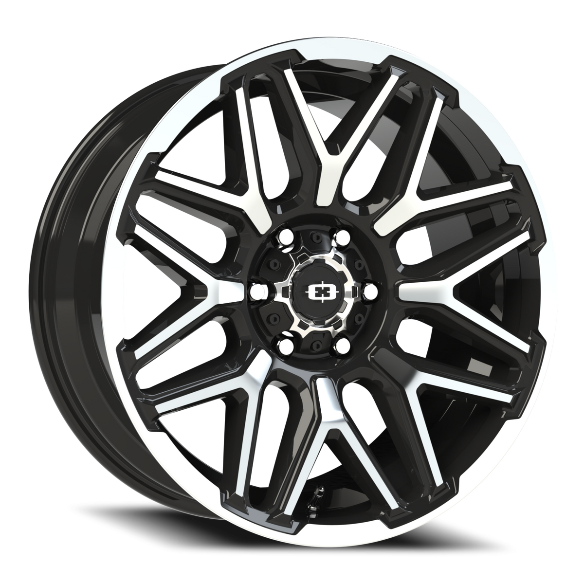 Vision Rekluse - 6-Lug 6x139.7 — Gloss Black Machined Face and Lip