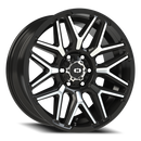 Vision Rekluse - 6-Lug 6x135 — Gloss Black Machined Face