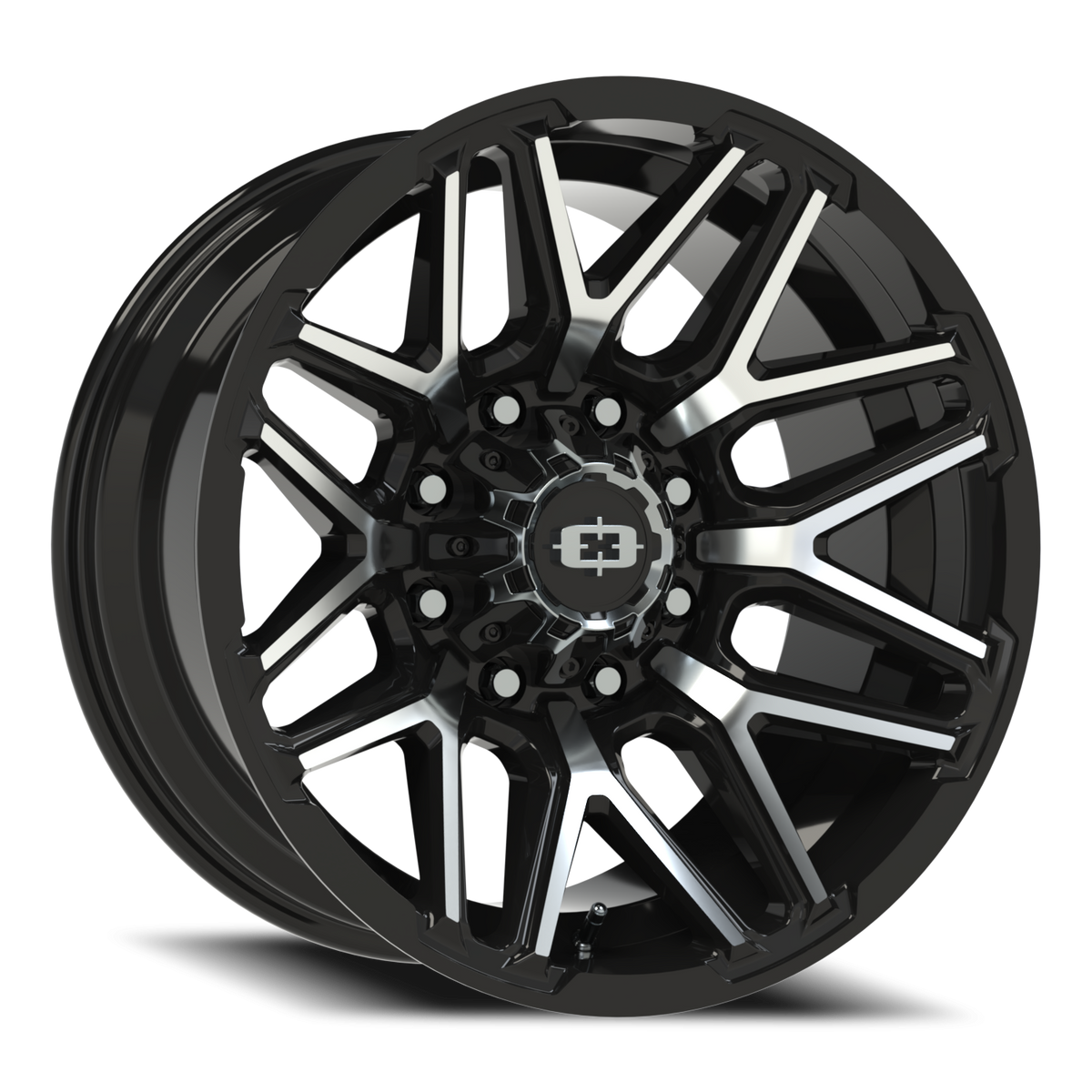 Vision Rekluse - 8-Lug 8x180 — Gloss Black Machined Face