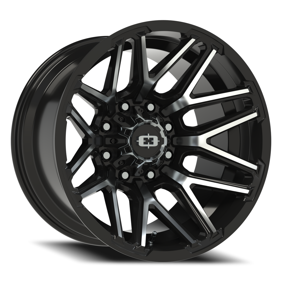 Vision Rekluse - 8-Lug 8x170 — Gloss Black Machined Face
