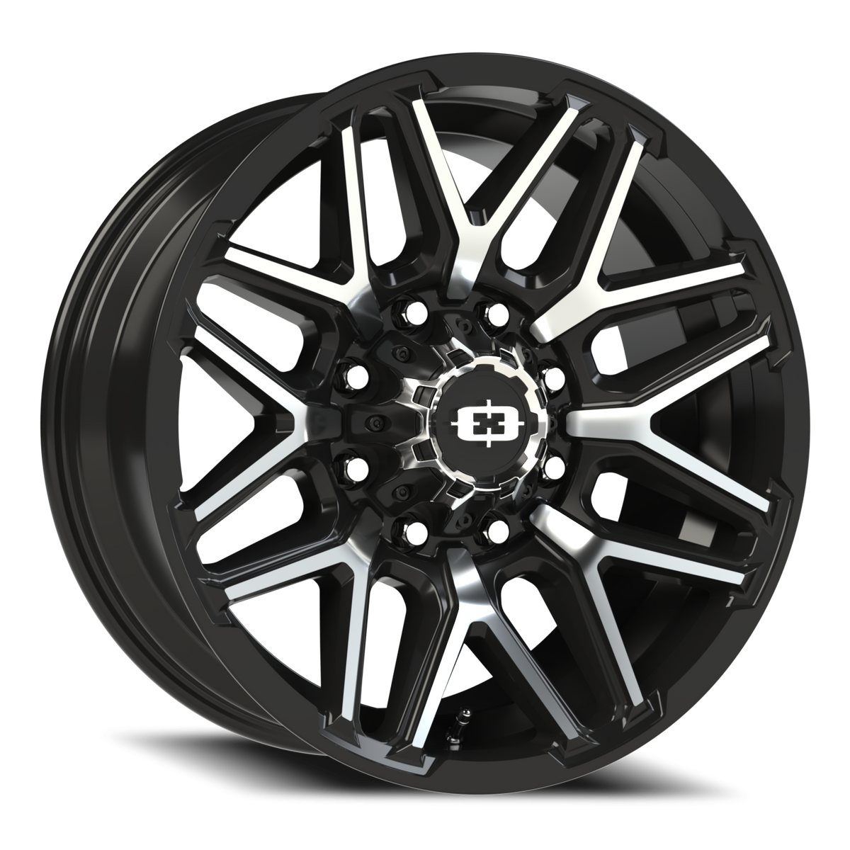 Vision Rekluse - 8-Lug 8x170 — Gloss Black Machined Face