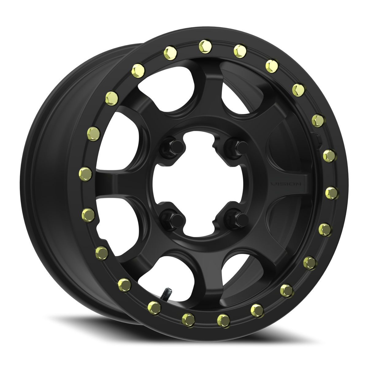 Vision Flow - 4-Lug 4x156 — Satin Black [351BLA156156SBBR55]