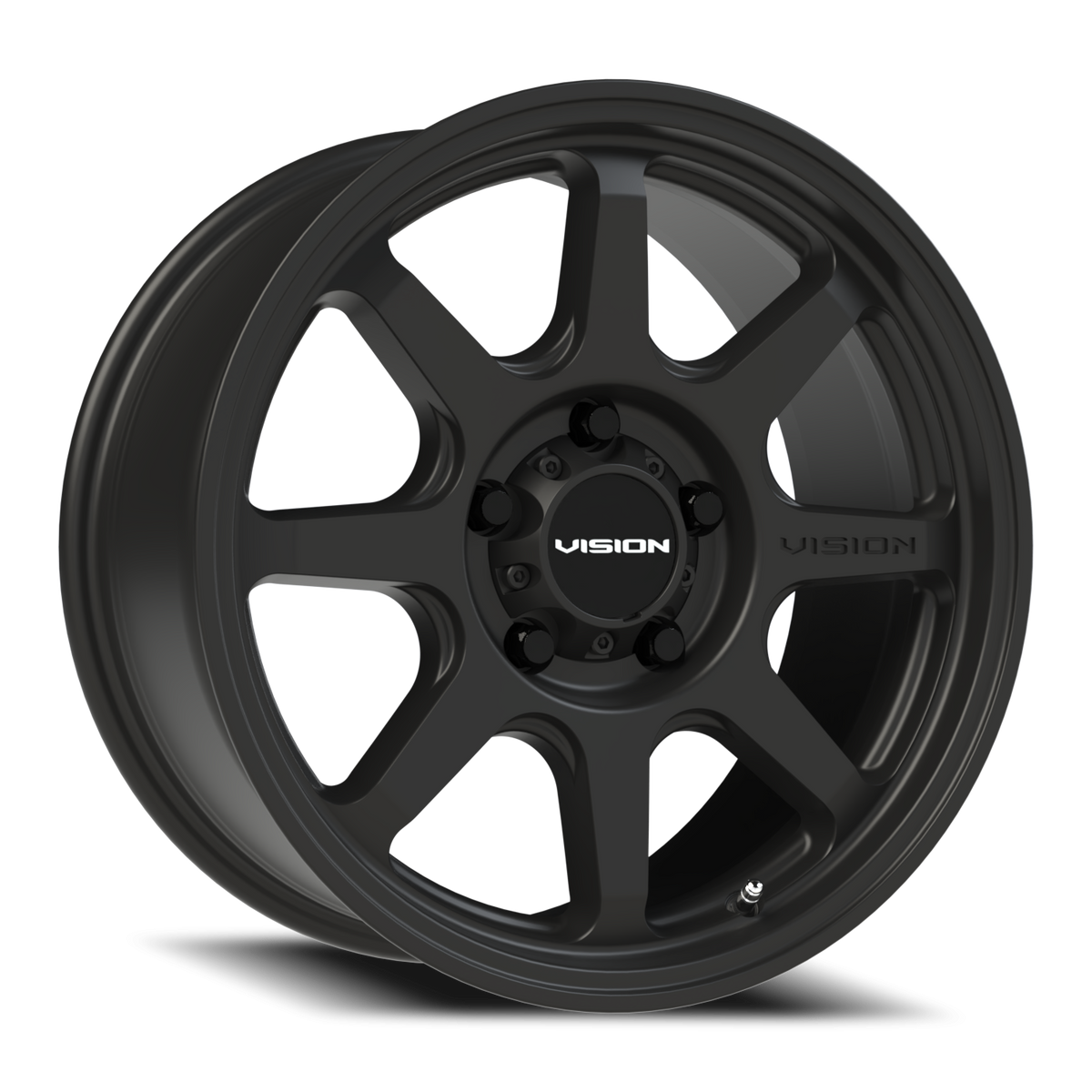 Vision Flow - 5-Lug 5x110 — Satin Black