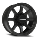 Vision Flow - 8-Lug 8x180 — Satin Black