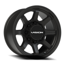 Vision Flow - 8-Lug 8x165.1 — Satin Black