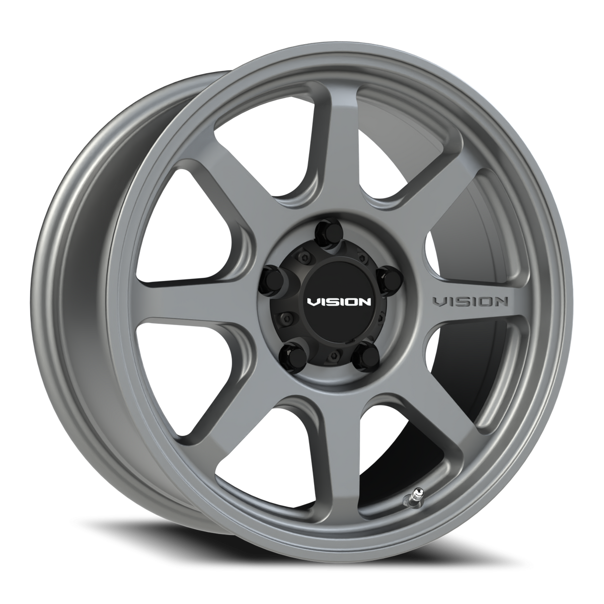 Vision Flow - 5-Lug 5x110 — Satin Grey