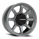 Vision Flow - 8-Lug 8x180 — Satin Grey