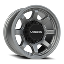 Vision Flow - 8-Lug 8x165.1 — Satin Grey
