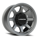 Vision Flow - 8-Lug 8x165.1 — Satin Grey