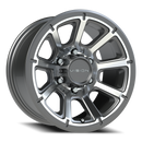 Vision Turbine - 6-Lug 6x139.7 — Gunmetal Machined Face