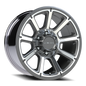Vision Turbine - 6-Lug 6x135 — Gunmetal Machined Face