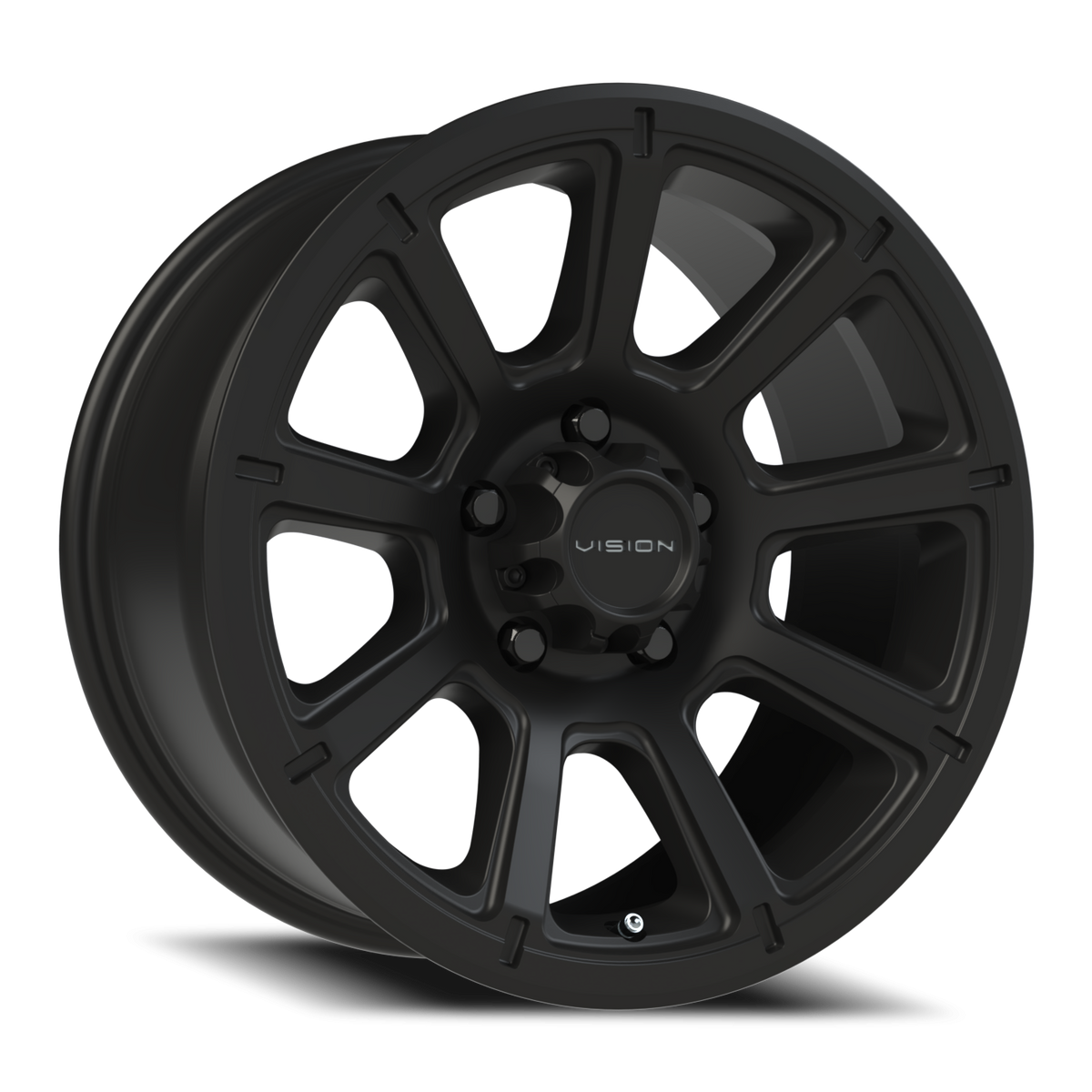 Vision Turbine - 5-Lug 5x127 — Matte Black