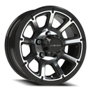 Vision Turbine - 5-Lug 5x114.3 — Gloss Black Machined Face