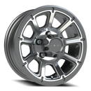 Vision Turbine - 5-Lug 5x114.3 — Gunmetal Machined Face